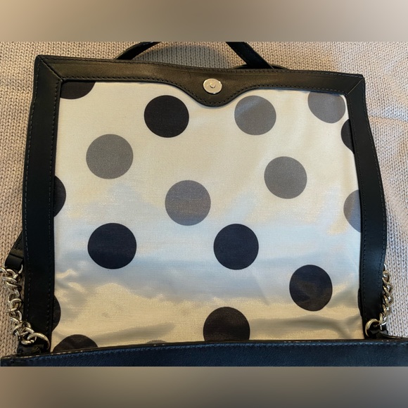 Like New Kate Spade Leather Crossbody with Patent Bow - Picture 3 of 15